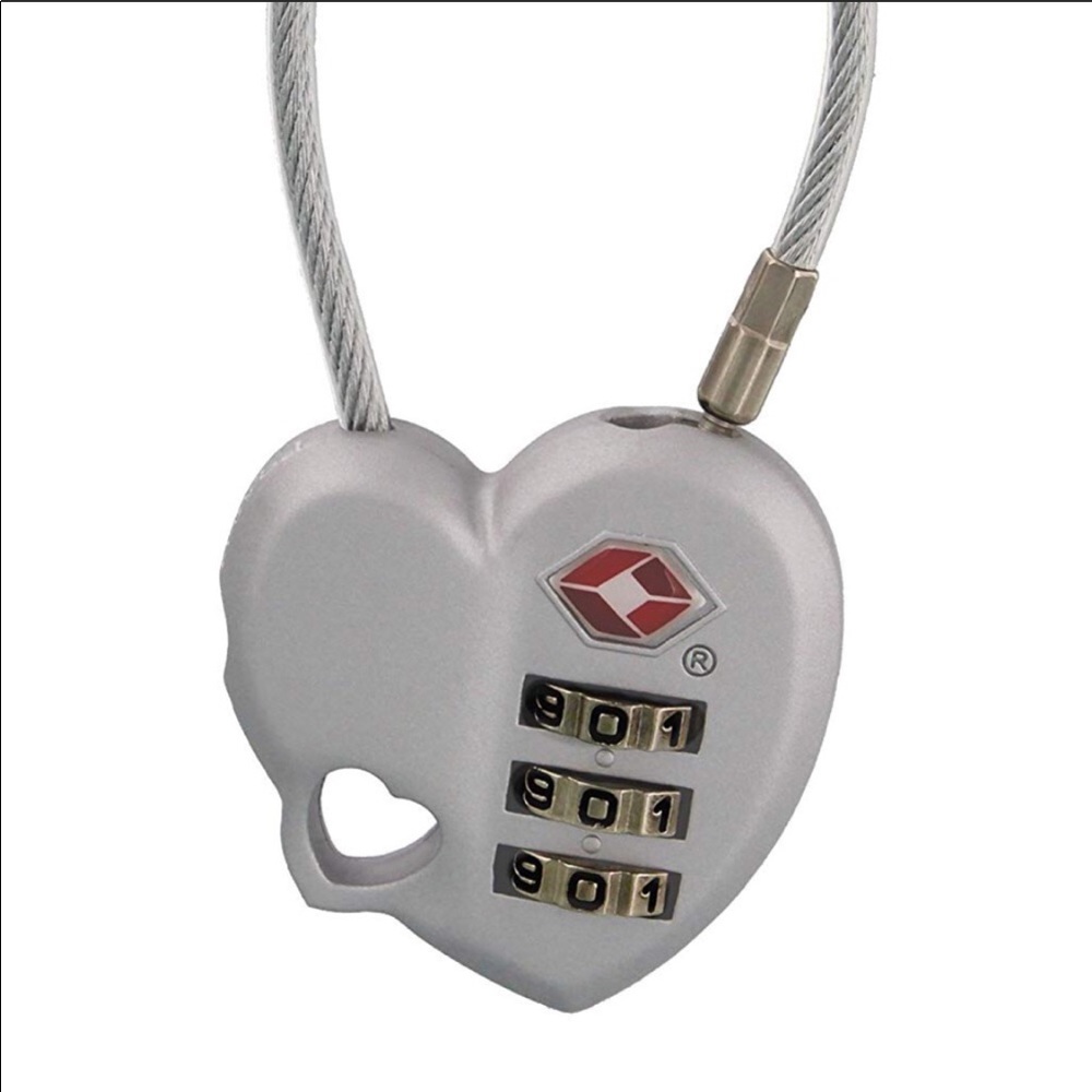 Heart 💜 Shaped Combination Locks - Picture 5 of 5